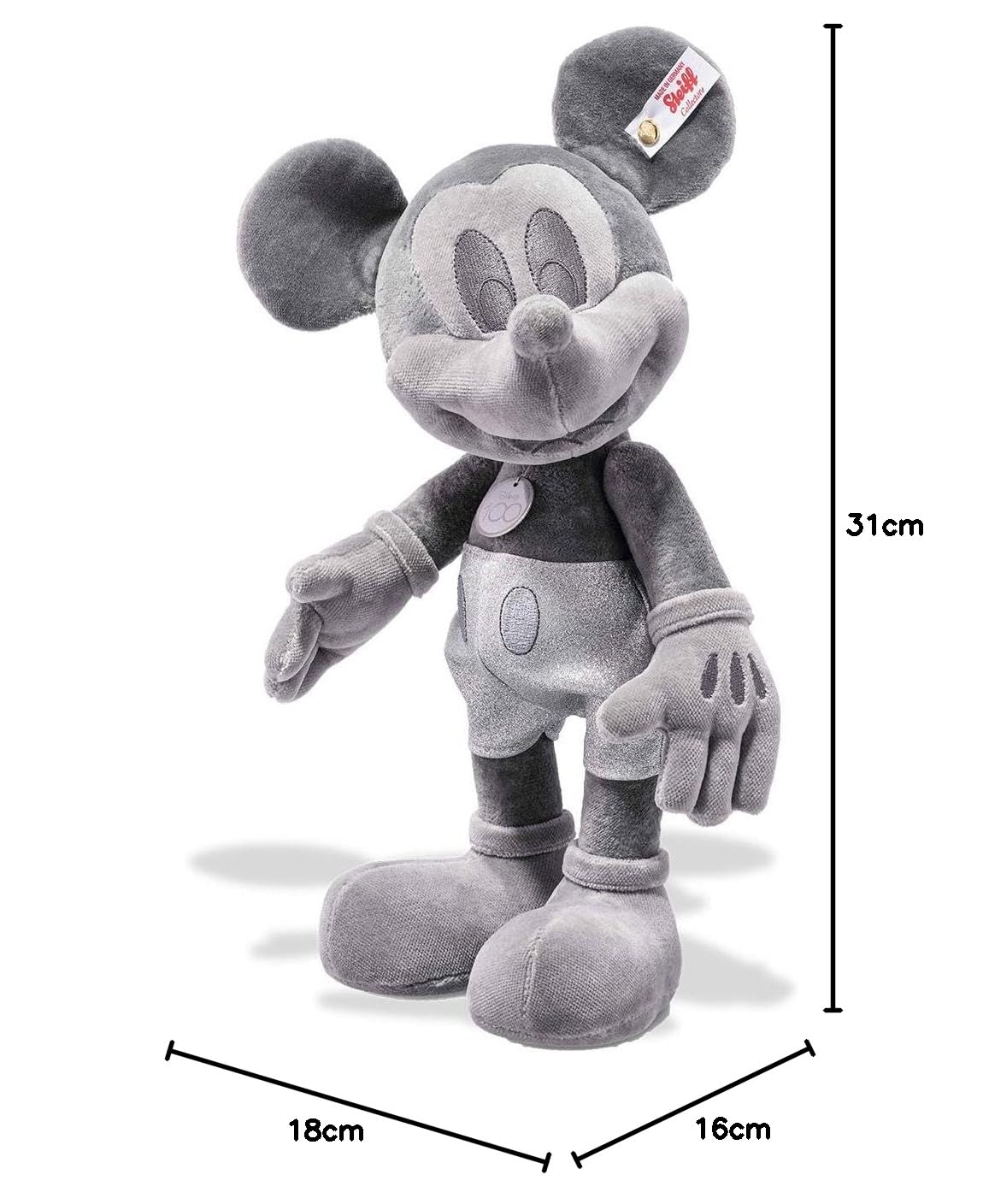 Amazon.co.jp: シュタイフ(Steiff) ディズニー D100 ミッキーマウス